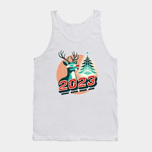 Christmas 2023: Retro Reindeer Tank Top